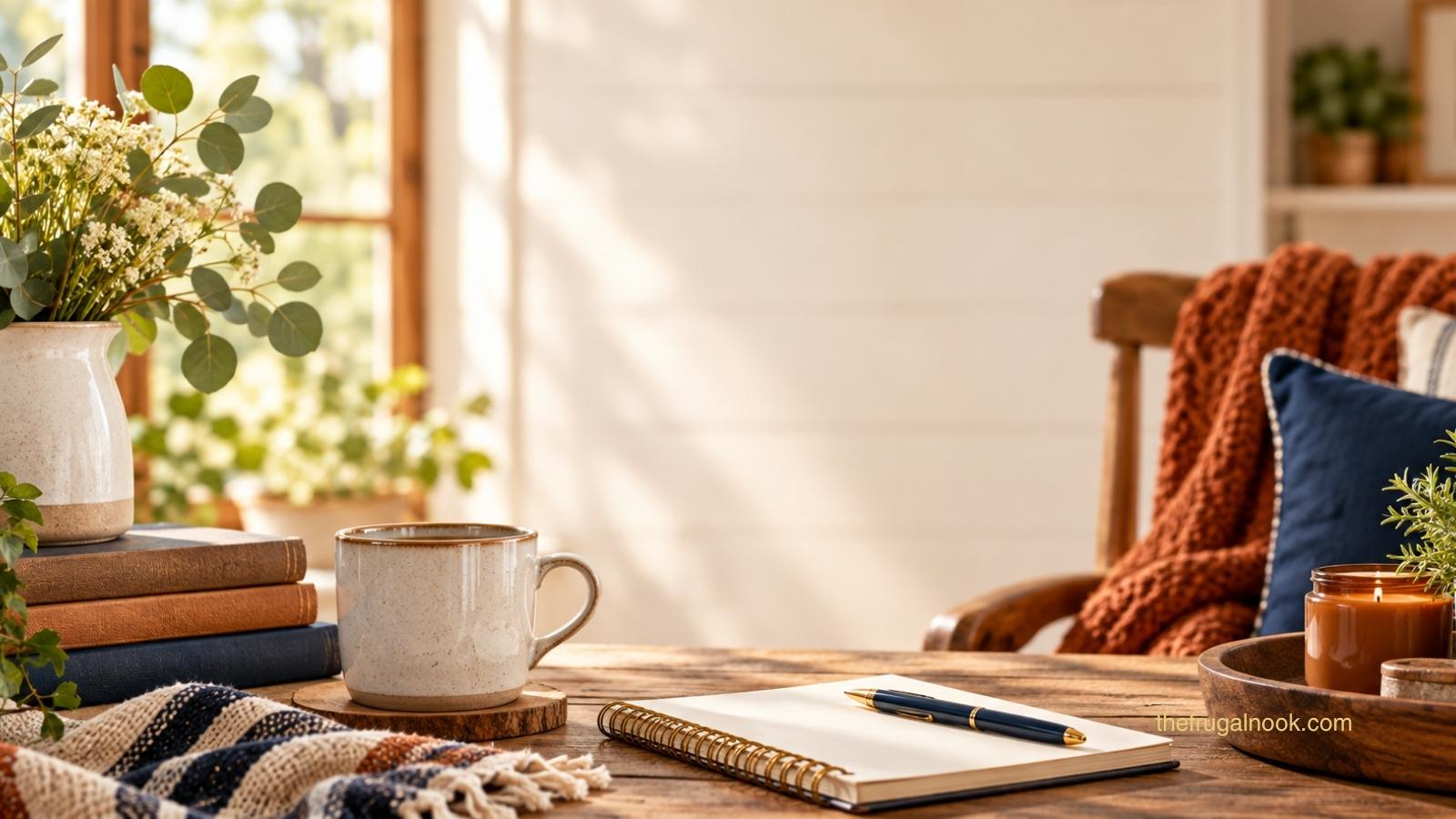 cozy image of the frugal home environment.